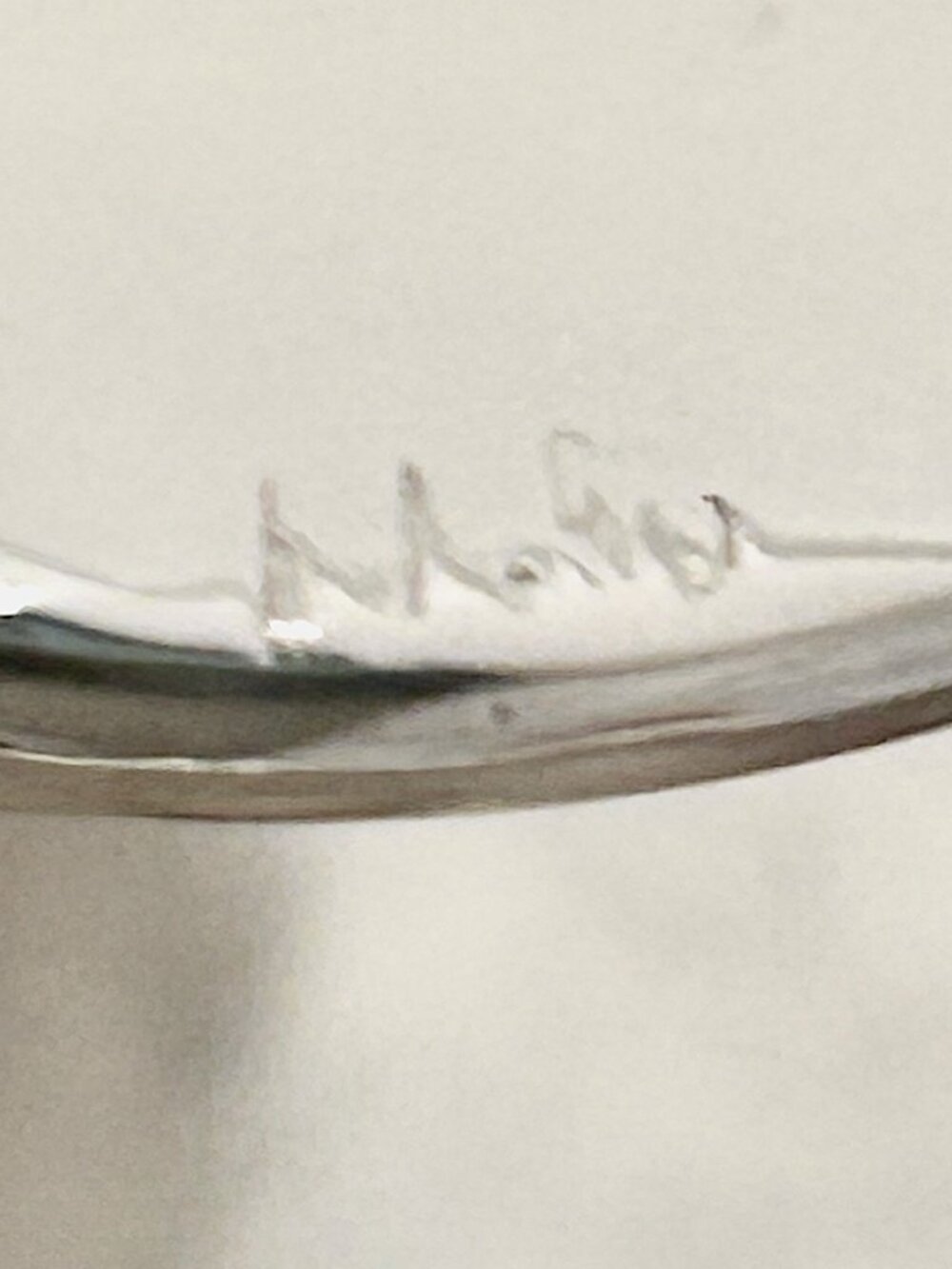 RARE Vintage Massive 110 Grams Sterling Silver RLM Cuff - Picture 2 of 13
